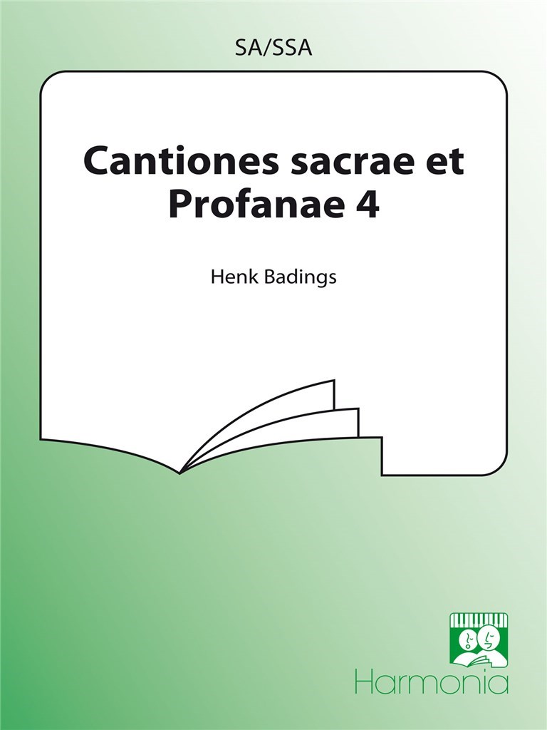 Cantiones sacrae et Profanae 4